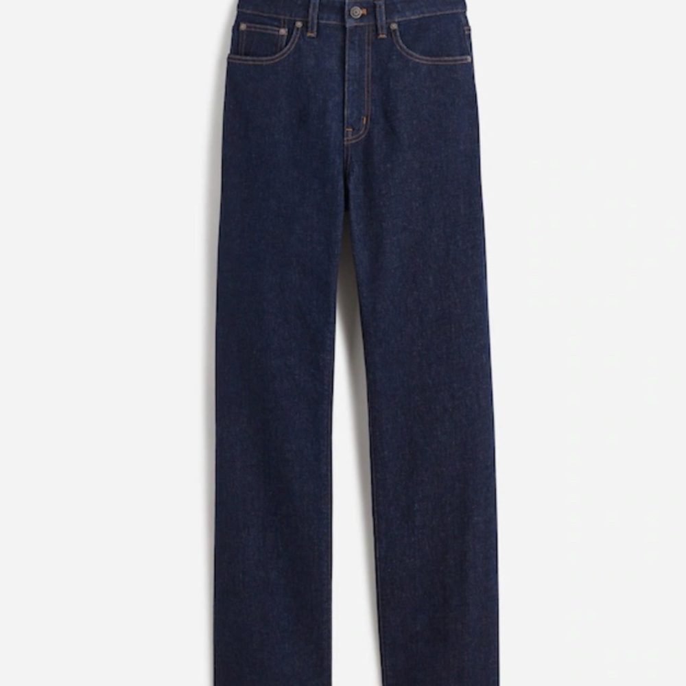 Madewell Curvy 90s Straight Jean in Dark Rinse